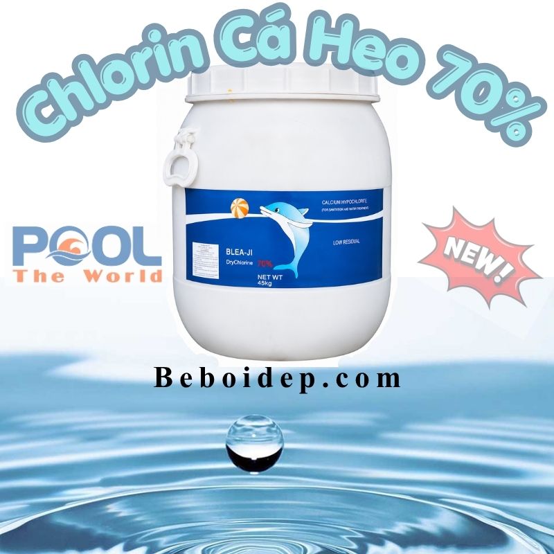 Chlorin Cá Heo 70% Dùng Để Duy Trì Clo Hay Sốc Clo? Chọn Sai Cách Có Thể Lãng Phí Hóa Chất